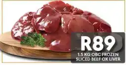 OBC Meat & Chicken OBC FROZEN SLICED BEEF OX LIVER offer
