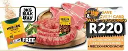 OBC Meat & Chicken Heroes OBC Pork Cuts & Heroes Wors offer