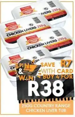 OBC Meat & Chicken Country Range Chicken Liver Tub offer
