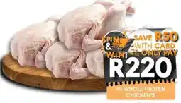 OBC Meat & Chicken 4S WHOLE FROZEN CHICKEN'S offer