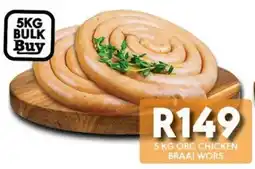 OBC Meat & Chicken OBC CHICKEN BRAAI WORS offer
