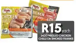 OBC Meat & Chicken Miglio Chicken Franks offer