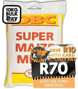 OBC Meat & Chicken OBC Super Maize Meal offer