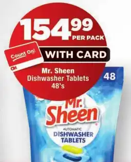 OK Foods Mr. Sheen Dishwasher Tablets offer