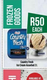 Food Lover's Market Country fresh ice cream offer