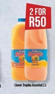 Food Lover's Market Clover tropika fruit juice 2 offer