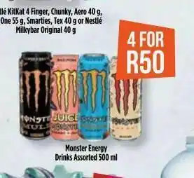 Food Lover's Market Black monster energy drinks 4 offer