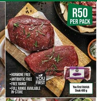 Food Lover's Market Ostrich steak offer