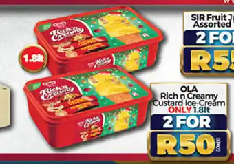Take 'n Pay OLA Rich n Creamy Custard Ice-Cream Only 1.8lt offer