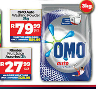 Take 'n Pay OMO Auto Washing Powder 3kg offer