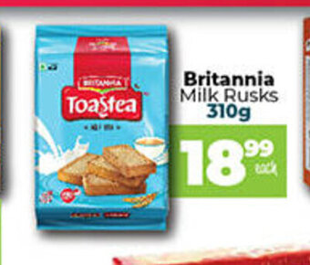 Take 'n Pay Britannia Milk Rusks 310g offer