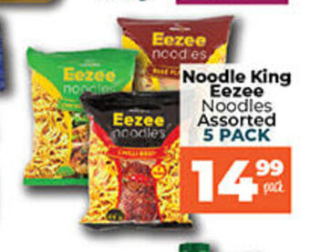 Noodle King Eezee Noodles Assorted 5 Pack