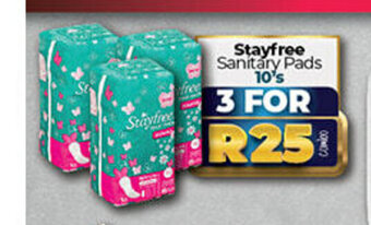 Stayfree Sanitary Pads 10's