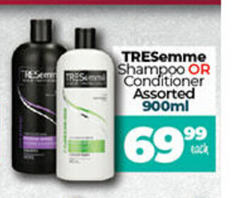 Take 'n Pay Tresemme Shampoo or Conditioner Assorted 900 ml offer