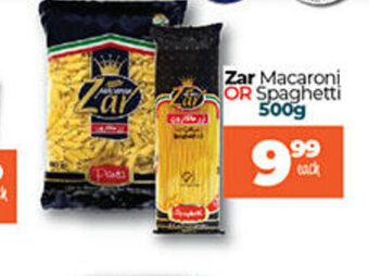 Take 'n Pay Zar Macaroni or Spaghetti 500g offer