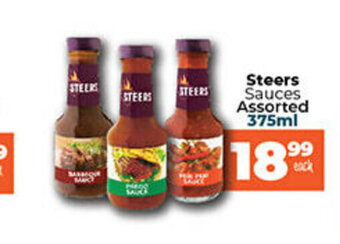Take 'n Pay Steers Sauces Assorted 375ml offer