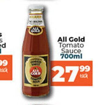 Take 'n Pay All Gold Tomato Sauce 700ml offer