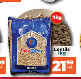 Take 'n Pay Lentils 1kg offer