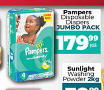 Take 'n Pay Pampers Disposable Diapers Jumbo Pack offer