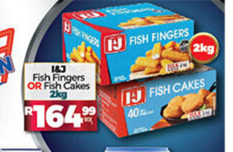 Take 'n Pay I&J Fish Fingers or Fish Cakes 2kg offer