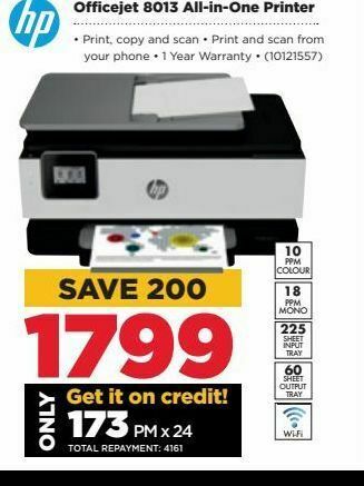 HiFi Corp Officejet 8013 all-in-one printer hp offer