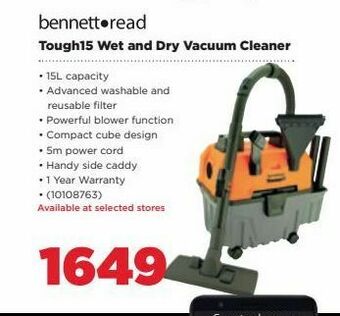HiFi Corp Tough15 wet and dry vacuum cleaners bennet read offer