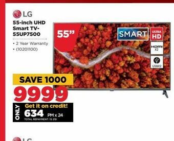 HiFi Corp 55-inch uhd smart tv lg offer