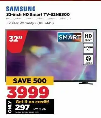 HiFi Corp 32-inch hd smart tv samsung offer