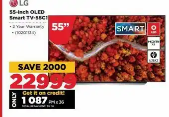HiFi Corp 55-inch oled smart tv lg offer