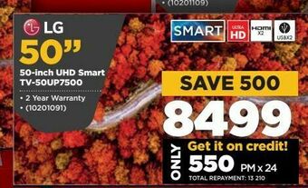 HiFi Corp 50-inch uhd smart tv lg offer
