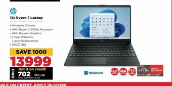 HiFi Corp 15s ryzen 7 laptop hp offer