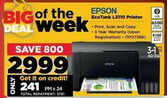 HiFi Corp Eco tank printer epson offer