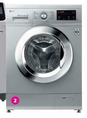 Game LG 8Kg Silver Front Loader Washing Machine offer