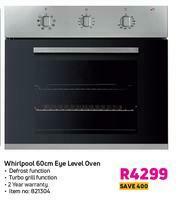 Whirlpool 60cm Eye Level Oven