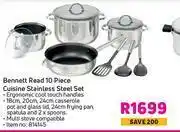 Game Bennett Read 10 Piece Cuisine Stainless Steel Set offer