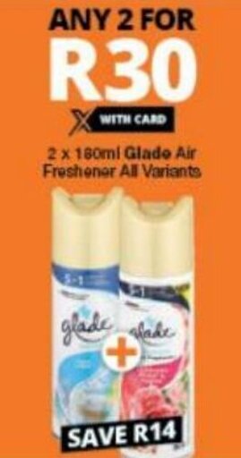 Checkers Glade Air Freshener All Variants 2x180ml offer