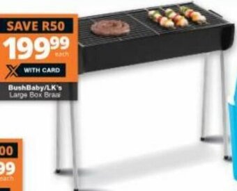 Checkers Bushbaby/LK's Large Braai Box offer