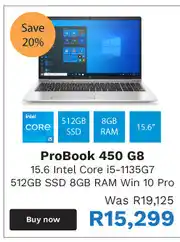 First Shop HP ProBook 450 G8 512GB offer