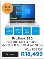 First Shop HP ProBook 630 offer