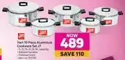 Game Hart 10 Piece Aluminium Cookware Set J7 offer
