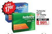 Turbovite Excel Or Vitality 20 Sachets-Each