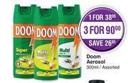 Dis-Chem Doom Aerosol Assorted-300ml offer