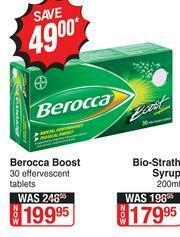 Dis-Chem Berocca Boost 30 Effervescent Tablets offer
