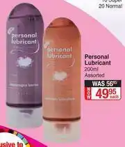 Dis-Chem Personal Lubricant Assorted-200ml Each offer