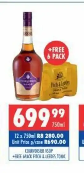 Ultra Liquors Courvoisier VSOP 750ml offer