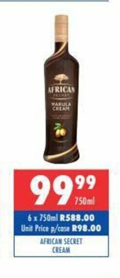 African Secret Cream 750ml
