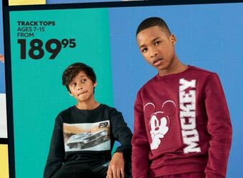 Ackermans Track tops offer