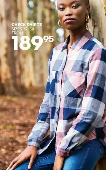 Ackermans Check shirt offer