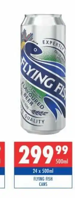 Ultra Liquors Flying Fish Cans 24x500ml offer