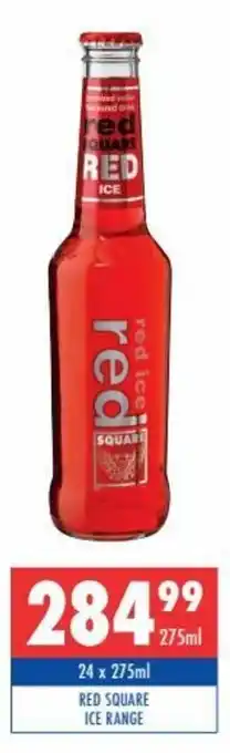 Ultra Liquors Red Square Ice Range 24x275ml offer